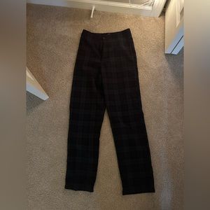 Green and Blue Plaid Brandy Pants